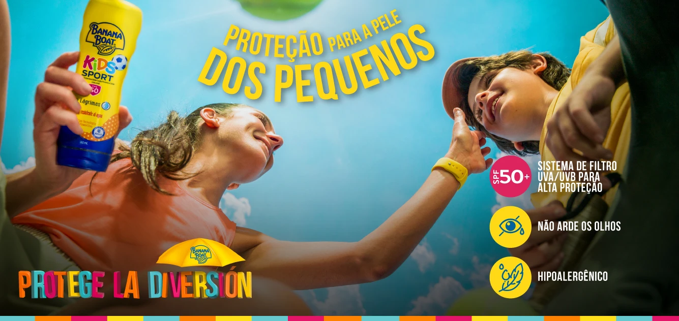 Proteção para a pele dos pequenos