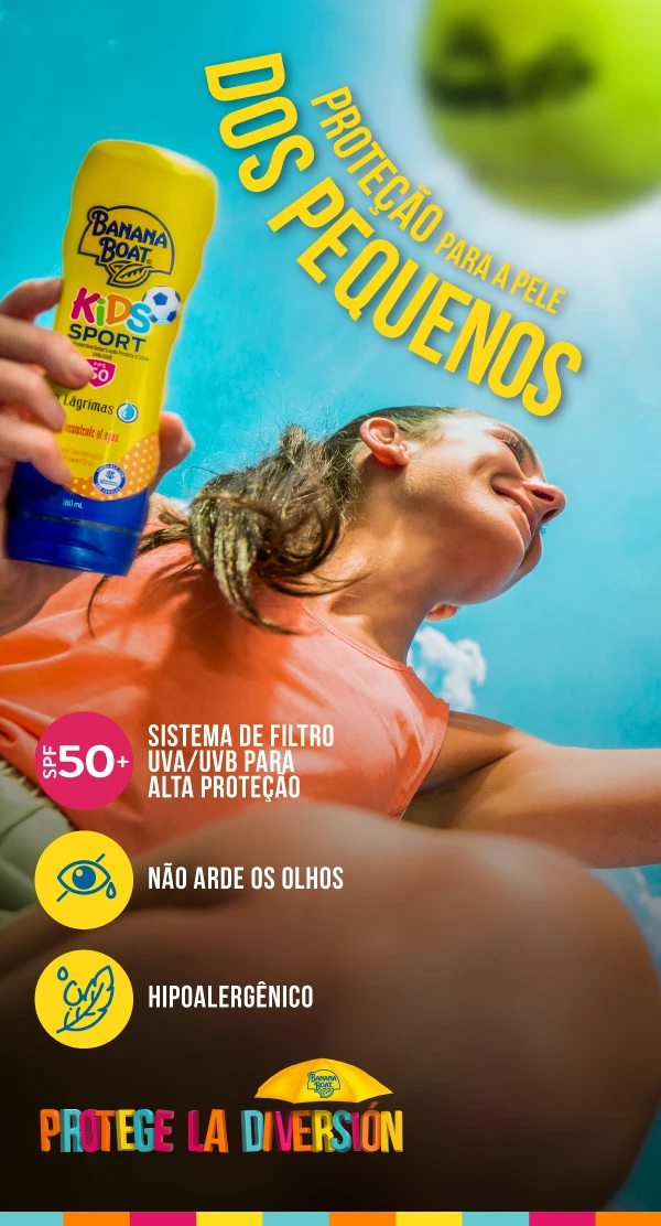 Proteção para a pele dos pequenos mobile